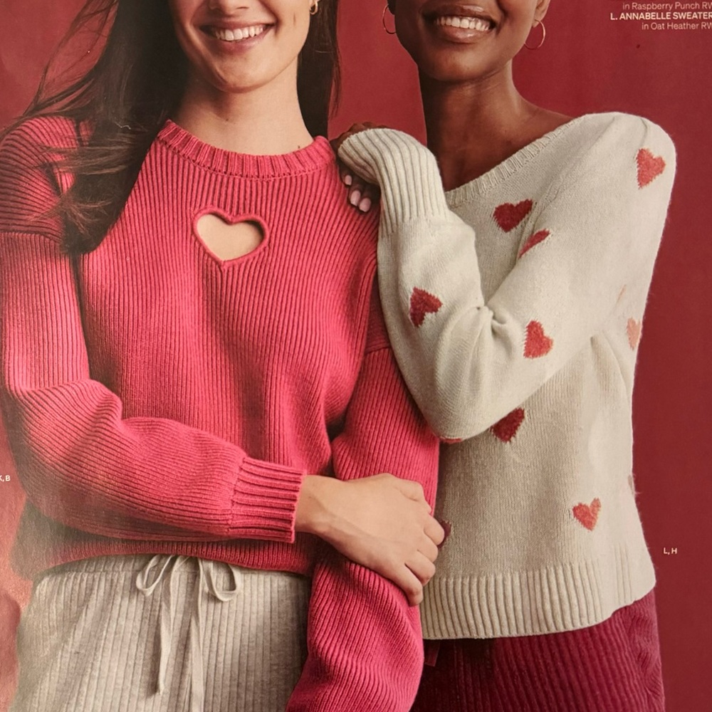 SPLENDID red heart ♥️ sweater, Small